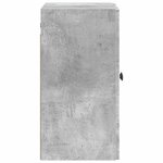 vidaXL Armoire Murale 59 x 31 x 60 cm Bois d'ingénierie Gris béton