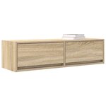 vidaXL Meuble TV Chêne sonoma 100 x 31 x 25.5 cm Bois d'ingénierie