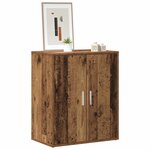 vidaXL Armoire à chaussures vieux bois 60x35x70 cm bois d'ingénierie