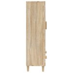 vidaXL Buffet haut Chêne sonoma 70x31x115 cm Bois d'ingénierie