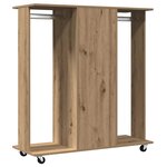 vidaXL Armoire chêne artisanal 102 x 38 x 110 cm Bois d'ingénierie