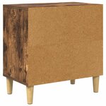 vidaXL Maison pour chat Chêne fumé 51 x 30 x 52 cm Bois d'ingénierie