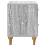 vidaXL Cabinet de chevet avec tiroir Sonoma gris 62 x 34 5 x 48 cm
