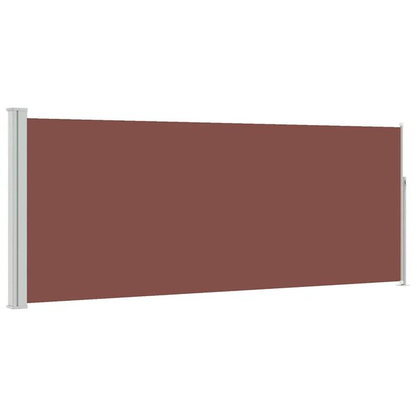 vidaXL Auvent latéral rétractable 120 x 300 cm Marron