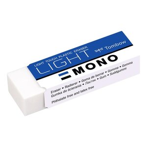 Gomme PVC MONO light spécial gommage doux x 40 TOMBOW