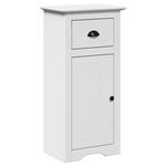 vidaXL Meubles de salle de bain 4 Pièces BODO blanc bois de pin massif