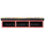 Meuble TV mural vidaXL Multicolore 100x30x22cm en bois d'ingénierie