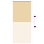 vidaXL Store enrouleur occultant100 x 230 cm beige