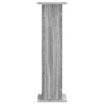 vidaXL Support de Plante 2 pc Sonoma gris 30 5 x 30 x 100 5 cm