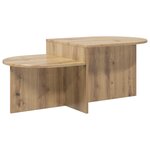 vidaXL Table basse Chêne artisanal 100 x 50 x 40 cm Bois d'ingénierie