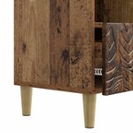 vidaXL Meuble TV 102 x 34 5 x 50 cm Bois ancien Bois d'ingénierie