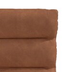 vidaXL Chaise de salle à manger Marron Similicuir