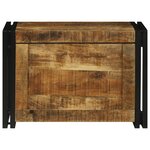 vidaXL Coffre de rangement 60x40x41 cm en bois de manguier brut
