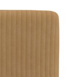 vidaXL Chaises à manger lot de 2 Marron Velours