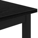 vidaXL Table basse Chêne noir 100 x 100 x 45 cm Bois d'ingénierie