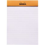 Bloc ORANGE N°13 10 5x14 8 80F agrafées 80g ligné RHODIA