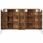 vidaXL Ensemble de Meubles de Salle de Bain 3 Pièces 120 x 14 5 x 70 cm