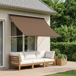 vidaXL Auvent Taupe 150 x 150 cm