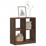 vidaXL Bibliothèque chêne marron 68 5x32x75 cm bois d'ingénierie