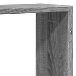 vidaXL Étagère murale sonoma gris 159x18x65 cm bois d'ingénierie