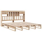 vidaXL Lit bibliothèque sans matelas 180x200 cm bois massif de pin