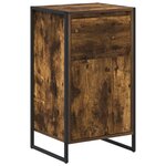 vidaXL Buffet Chêne Fumé 81 x 36 x 150.5 cm Bois d'ingénierie
