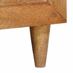 vidaXL Table basse avec étagère Marron clair 80 x 50 x 40 cm