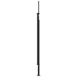 vidaXL Auvent latéral rétractable noir 200x600 cm
