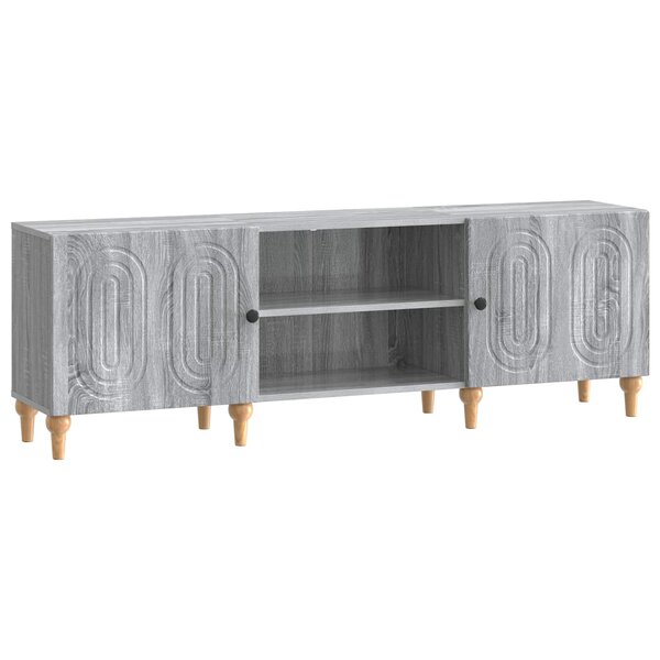 vidaXL Meuble TV Sonoma gris 150 x 31 x 50 cm Bois d'ingénierie