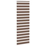vidaXL Store zèbre marron 70x200 cm largeur du tissu 65 9 cm polyester