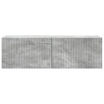 vidaXL Meuble TV mural 98 x 31 x 30 cm Gris béton Bois d'ingénierie