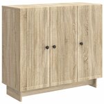 vidaXL Buffet Chêne Sonoma 89 x 34 5 x 80 cm Bois d'ingénierie