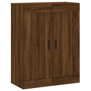 vidaXL Armoire murale chêne marron 69 5x34x90 cm bois d'ingénierie