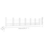 vidaXL Panier de gabion en forme de U avec 7 poteaux Fer 740x20x150 cm