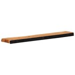 vidaXL Étagères murales 2 Pièces 80x20x3 5 cm bois massif d'acacia
