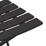 vidaXL Chaises de jardin pliantes 2 Pièces en acier anthracite