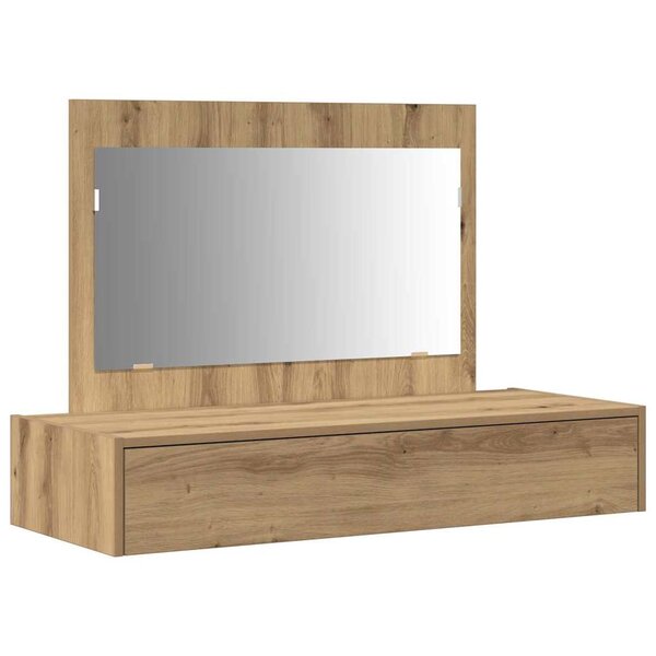 vidaXL Table de Toilette Marron 100 x 40 x 70 cm Bois d'ingénierie
