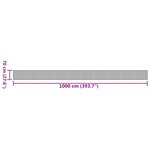 vidaXL Tapis rectangulaire marron 70x1000 cm bambou