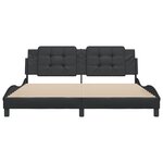 vidaXL Cadre de lit sans matelas noir 180x200 cm similicuir