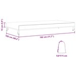 vidaXL Housse pour mobilier d'extérieur 182 x 102 x 15 cm