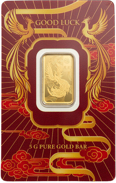 Monnaie PHOENIX Good Luck 5 g Lingot Or (PRÉCOMMANDE)