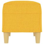 vidaXL Banc Jaune clair 70x35x41 cm Tissu