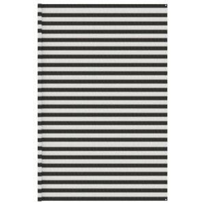 vidaXL Tapis de tente anthracite et blanc 400x800 cm PEHD