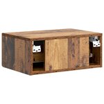 vidaXL Cabinet de chevet mural Bois ancien 49 x 34 5 x 20 cm