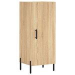 vidaXL Buffet haut Chêne sonoma 34 5x34x180 cm Bois d'ingénierie