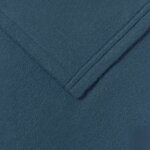 vidaXL Jeté Bleu marine 280 x 210 cm Toison