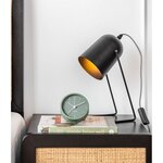 Lampe à poser en métal enchanté noir