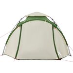 vidaXL Tente de camping à dôme 3 personnes vert libération rapide