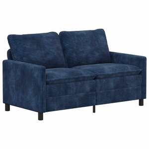 vidaXL Canapé Bleu marine 156 x 81 x 87 5 cm Polyester