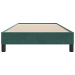 vidaXL Sommier à lattes de lit sans matelas vert foncé 100x210 cm